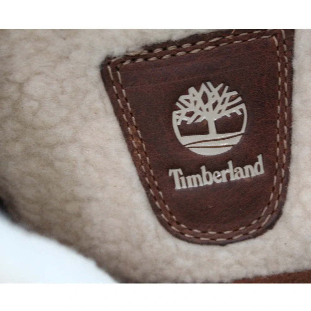Timberland Mount Hope Mid‎ Waterproof Winter Boots Brown Leather Womens 8.5 NWOB